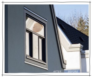 Tobruck Detail - before & after